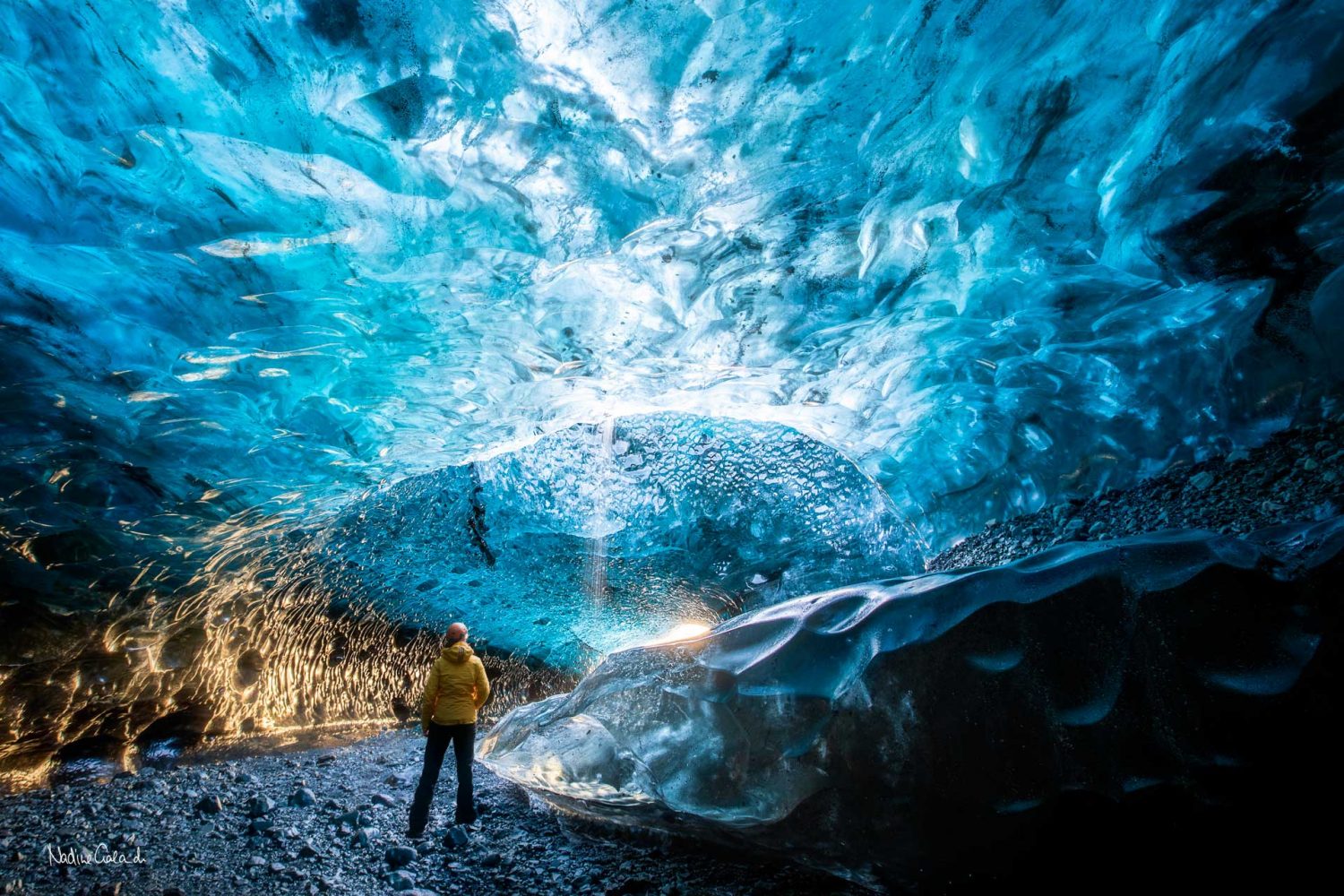 Gletscherhöhle in Island